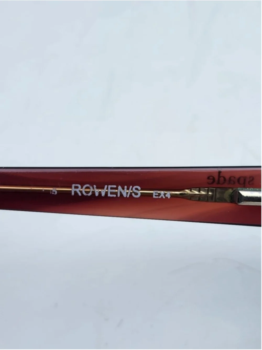 KATE SPADE Rowen Gradient‎ Burgundy Oval Sunglasses #34